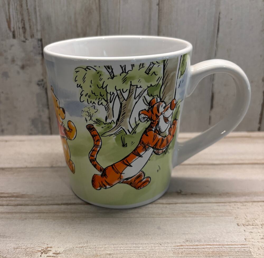 Disney Store Tigger Eyore Piglet Winnie the Pooh Mug EUC